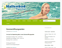 Tablet Screenshot of hallenbad-yspertal.at